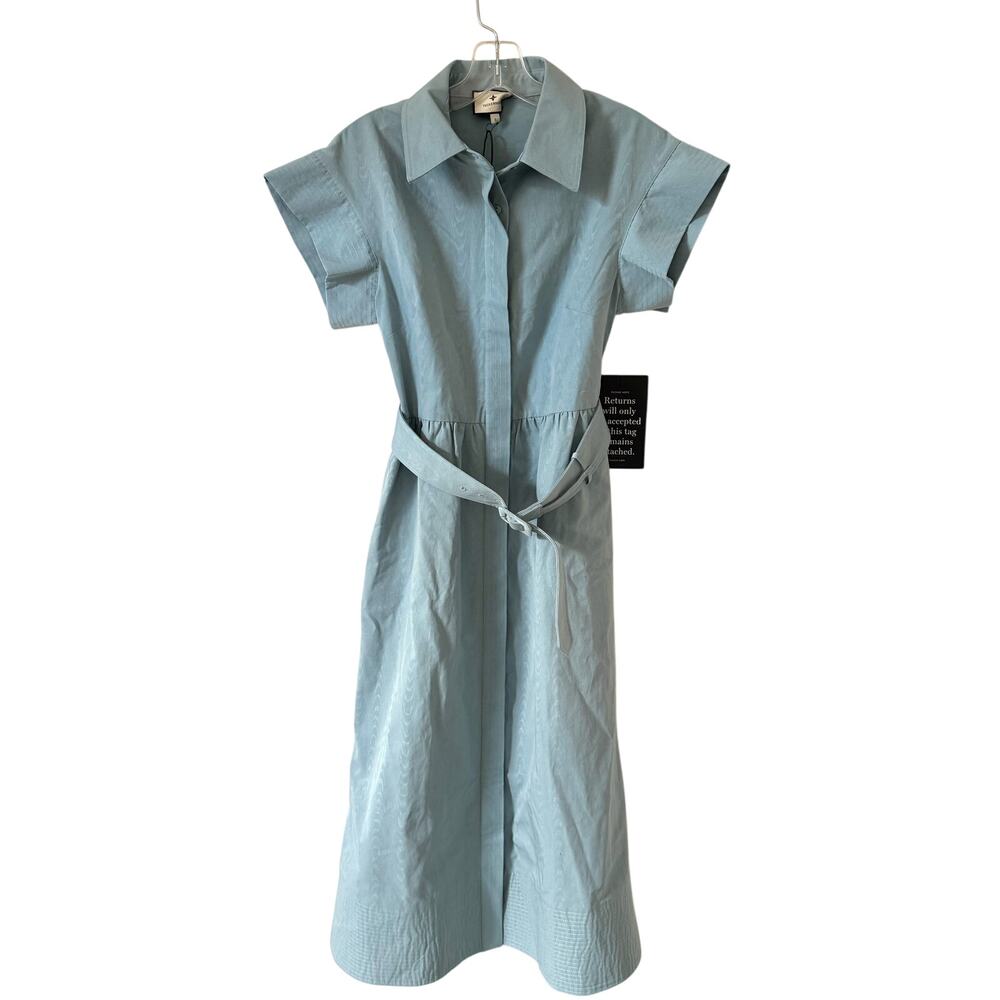 Tuckernuck Chloe Midi Dress Baby Blue Size Small NEW - Picture 4 of 14